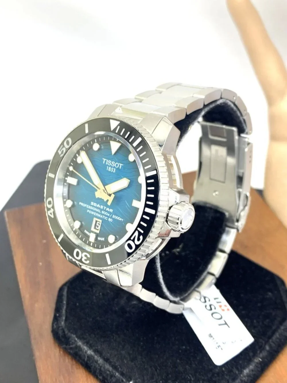 Tissot Men's Watch Seastar 1000 Swiss Automatic Blue Dial Steel T1206071104100